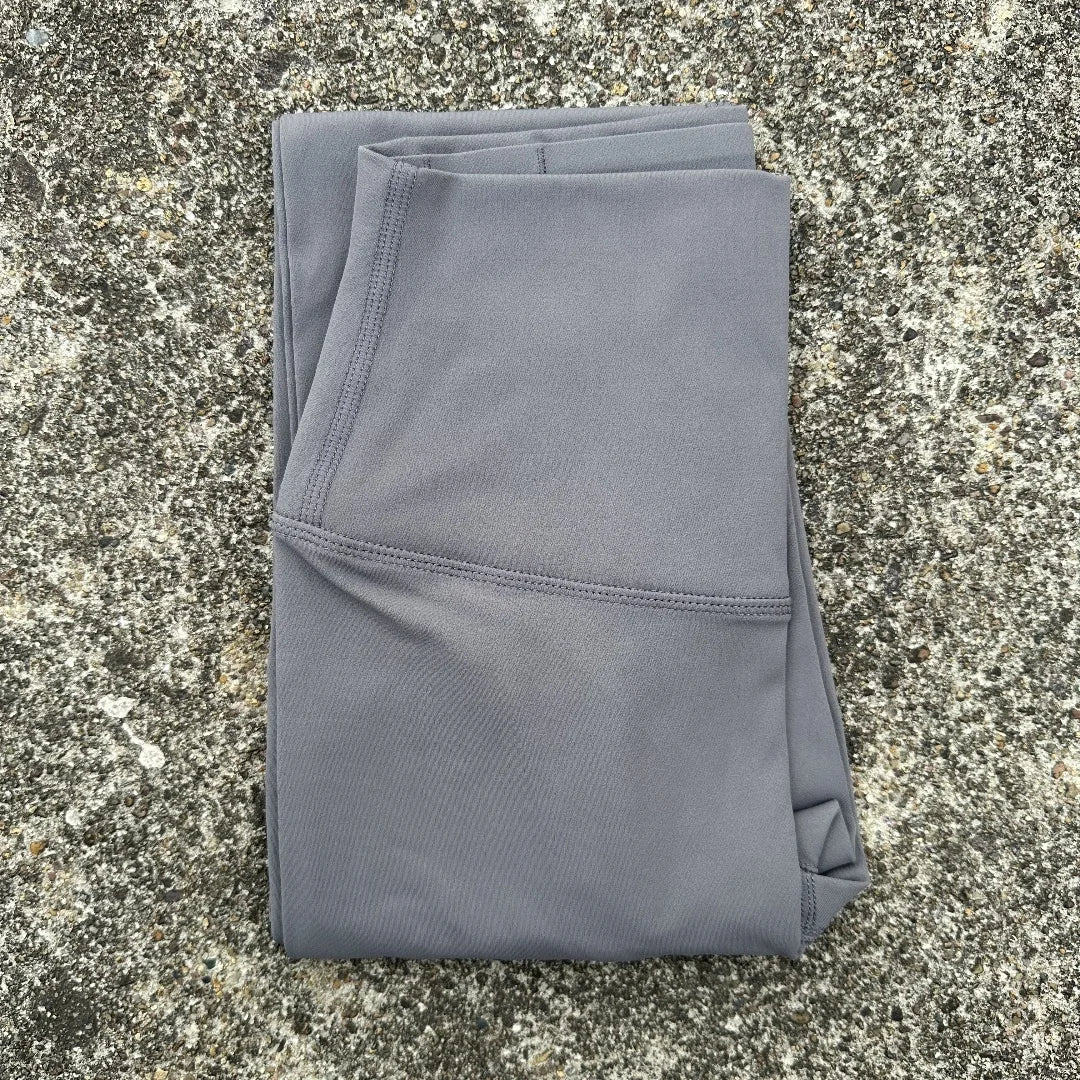 Women’s High-Waist Yoga Leggings – Solid Color Pocket Sports Cropped Pants