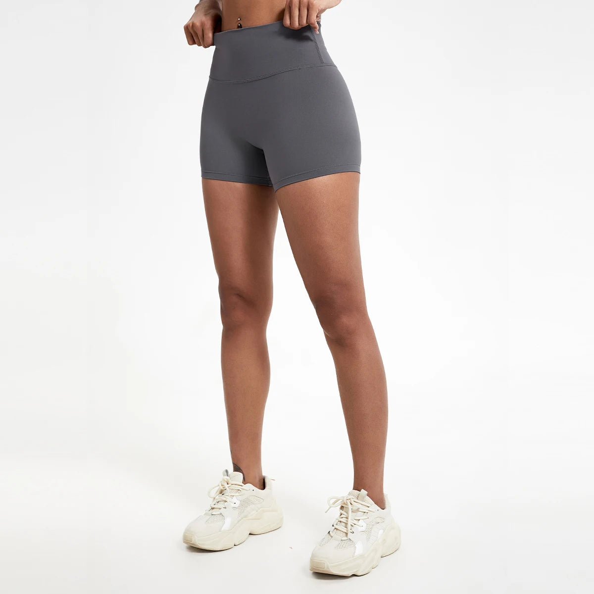 High-Waist Gym Shorts – Butt-Lifting Running & Yoga Shorts