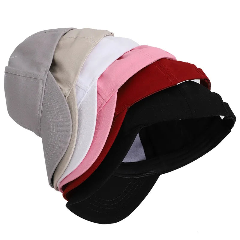 Women’s High Ponytail Baseball Cap – Messy Bun Adjustable Sports Hat