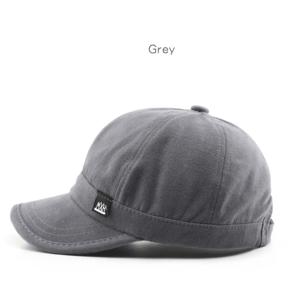 Retro Quick-Dry Short Brim Baseball Cap – Unisex Outdoor Sun Protection Hat