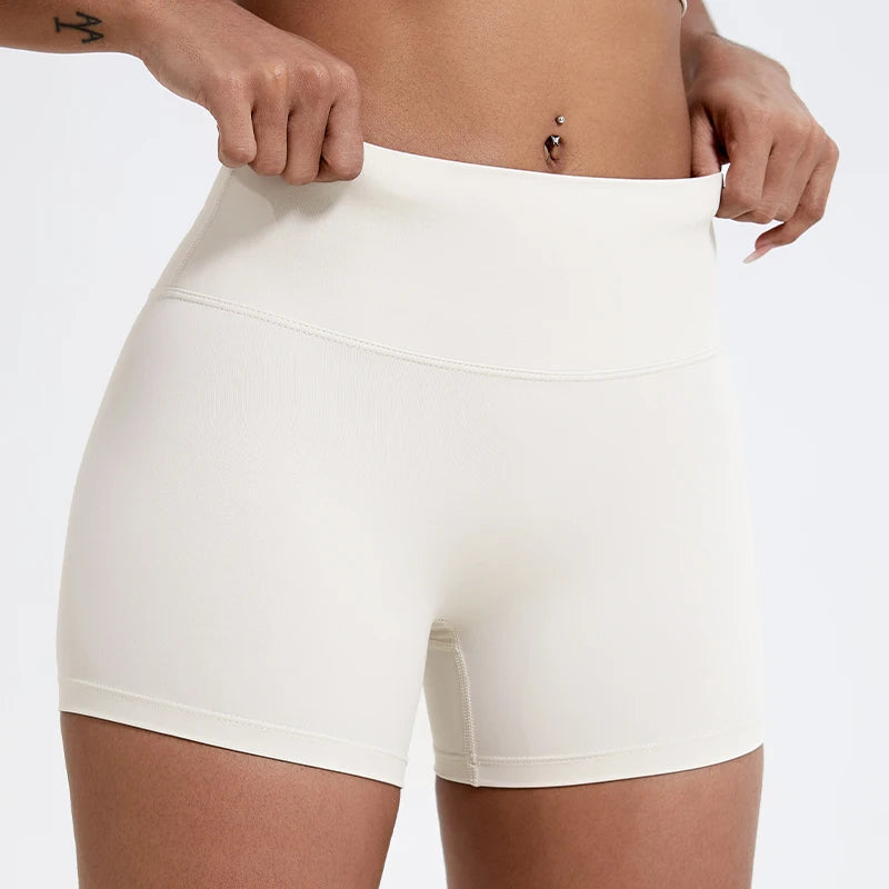 High-Waist Gym Shorts – Butt-Lifting Running & Yoga Shorts