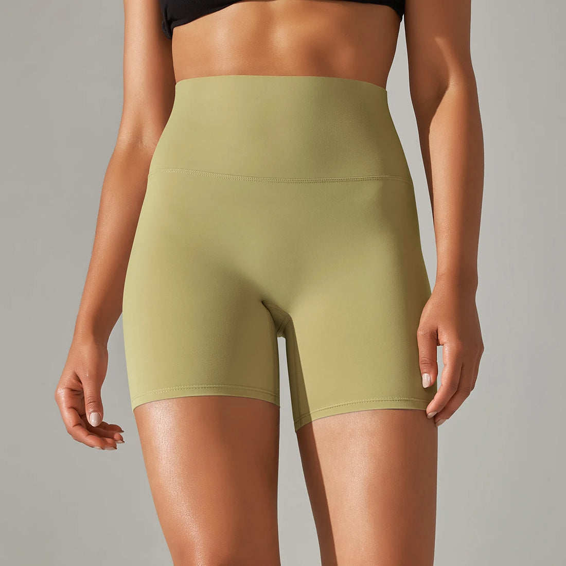 Women’s High-Waist Yoga & Fitness Shorts – Breathable Summer Workout Gym Shorts