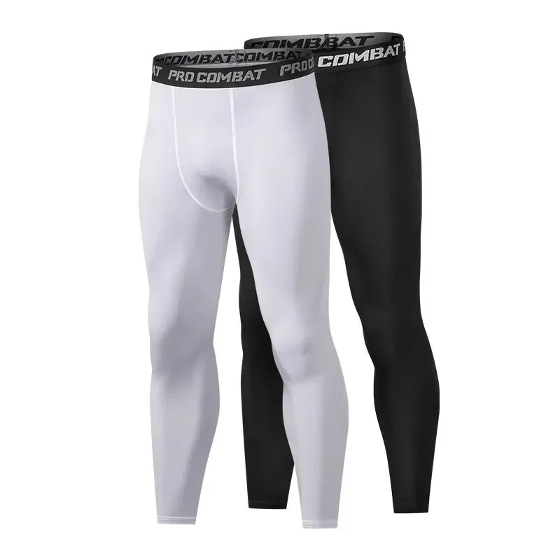 Men’s Compression Tights – Cool Dry Sports Baselayer Leggings