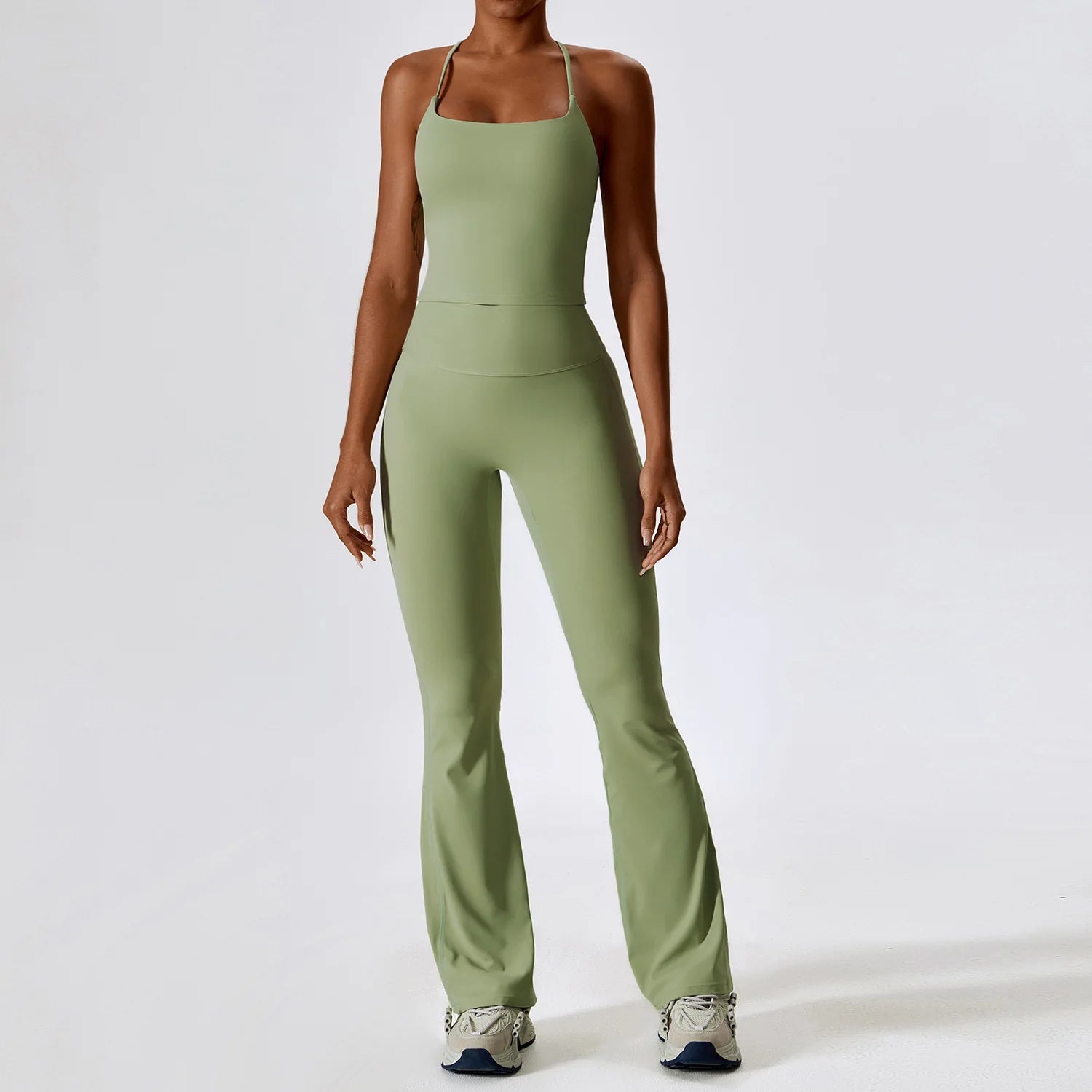 2PCS Seamless Women’s Yoga Set – Sports Bra & Leggings