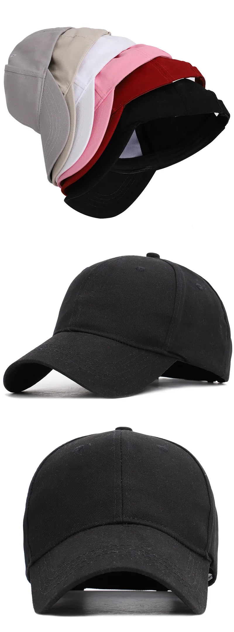 Women’s High Ponytail Baseball Cap – Messy Bun Adjustable Sports Hat