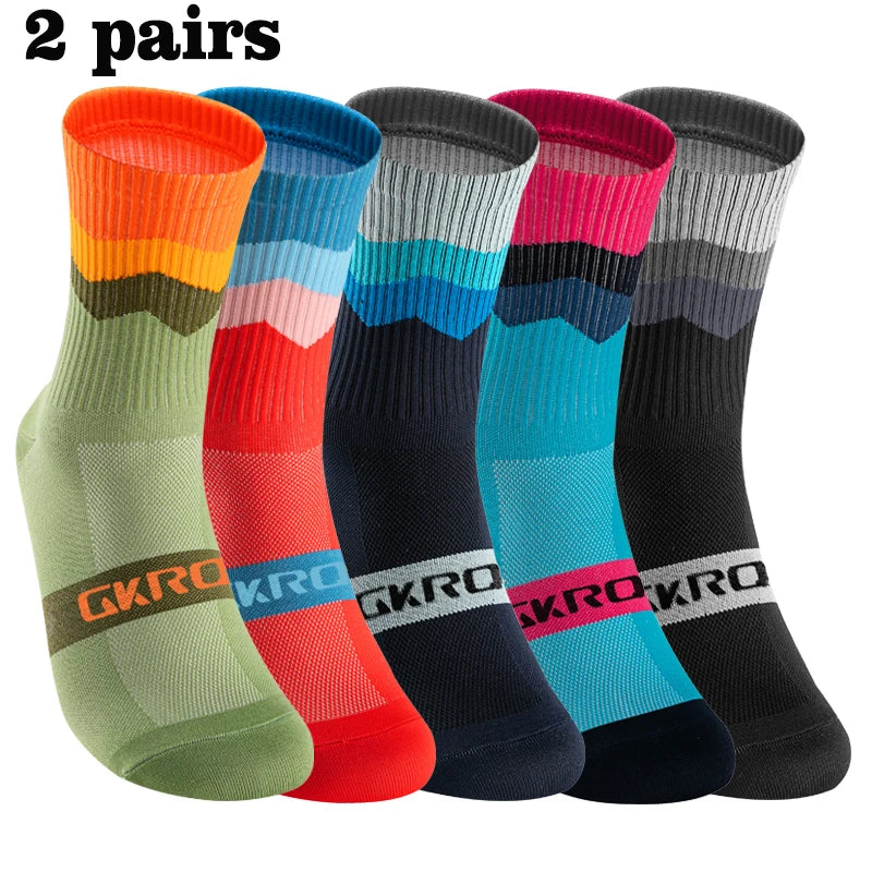 Professional Cycling Socks – Breathable Compression Road Bike Socks