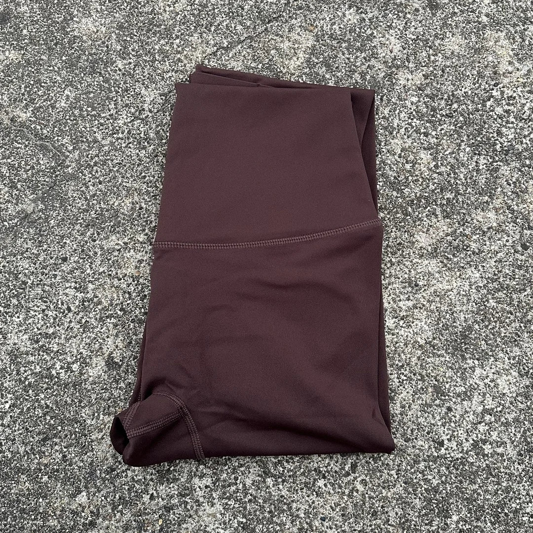 Women’s High-Waist Yoga Leggings – Solid Color Pocket Sports Cropped Pants