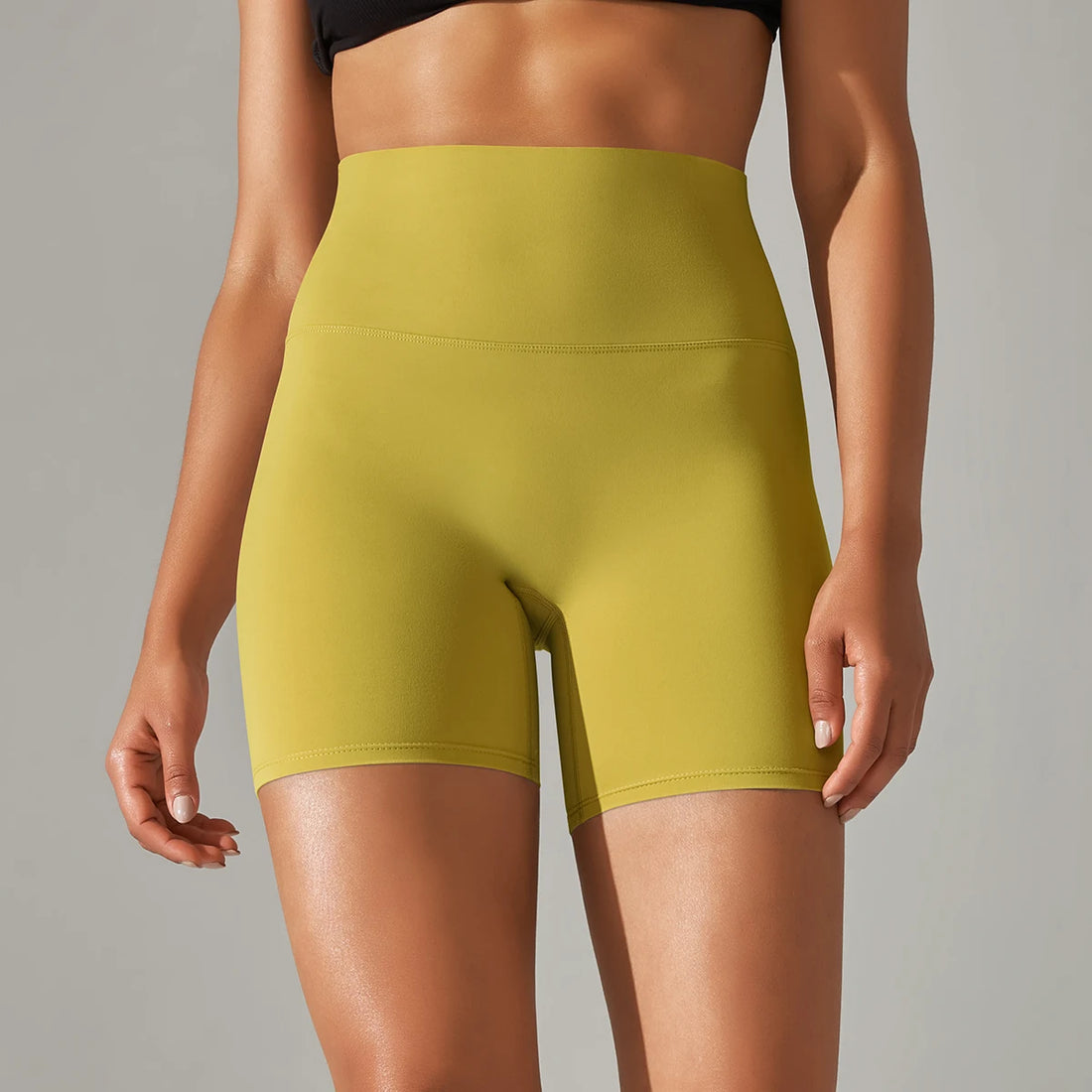 Women’s High-Waist Yoga & Fitness Shorts – Breathable Summer Workout Gym Shorts