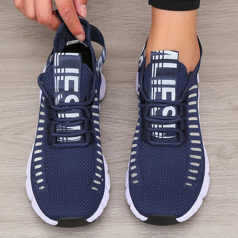 Women’s Lightweight Mesh Sports Shoes – Breathable Soft Sole Running & Walking Sneakers