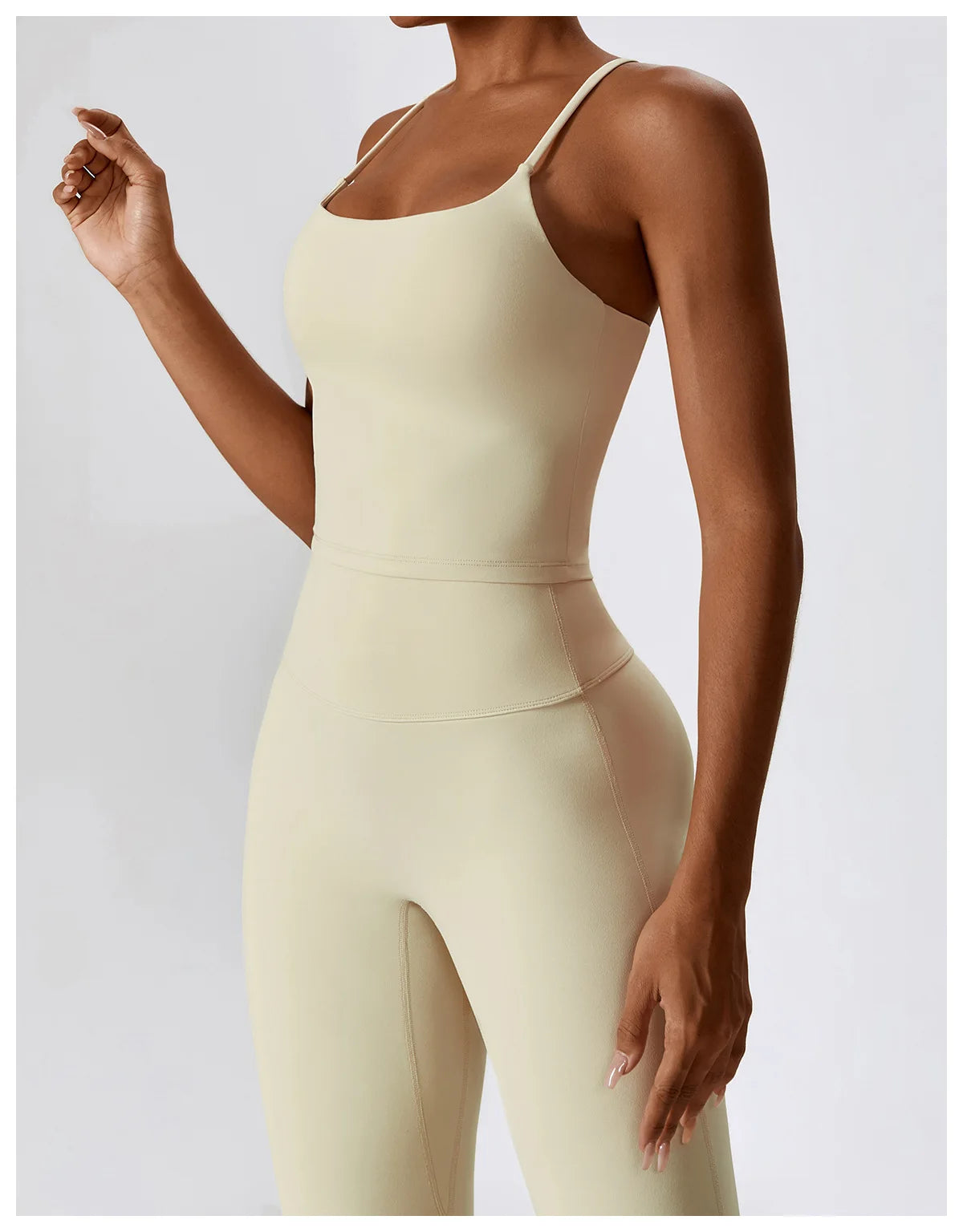 2PCS Seamless Women’s Yoga Set – Sports Bra & Leggings