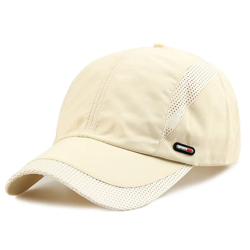 Unisex Summer Sports Baseball Cap – Quick-Dry Mesh Snapback Hat