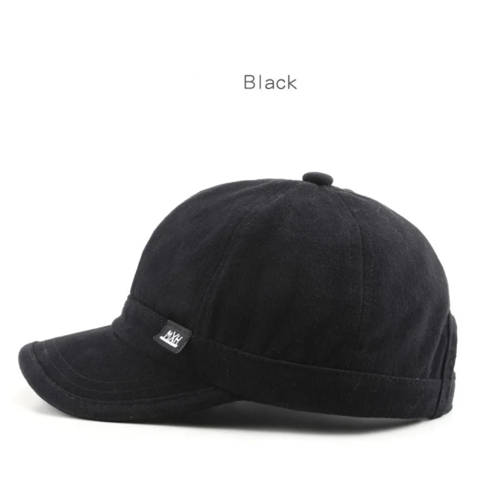 Retro Quick-Dry Short Brim Baseball Cap – Unisex Outdoor Sun Protection Hat
