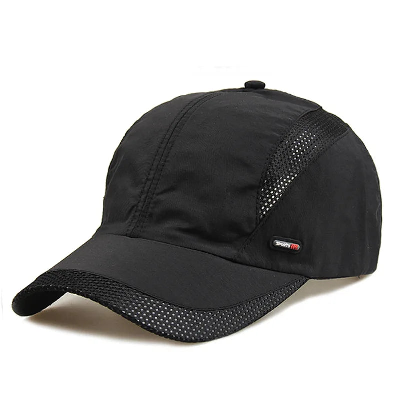 Unisex Summer Sports Baseball Cap – Quick-Dry Mesh Snapback Hat