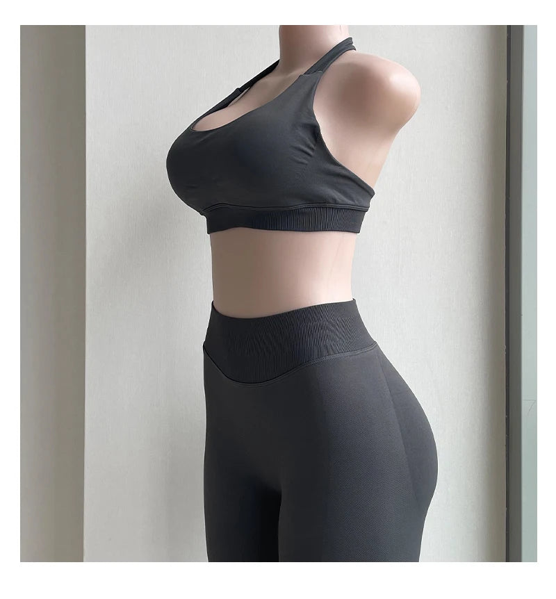 Women’s Seamless Yoga Leggings – Scrunch Bum Fitness Tights