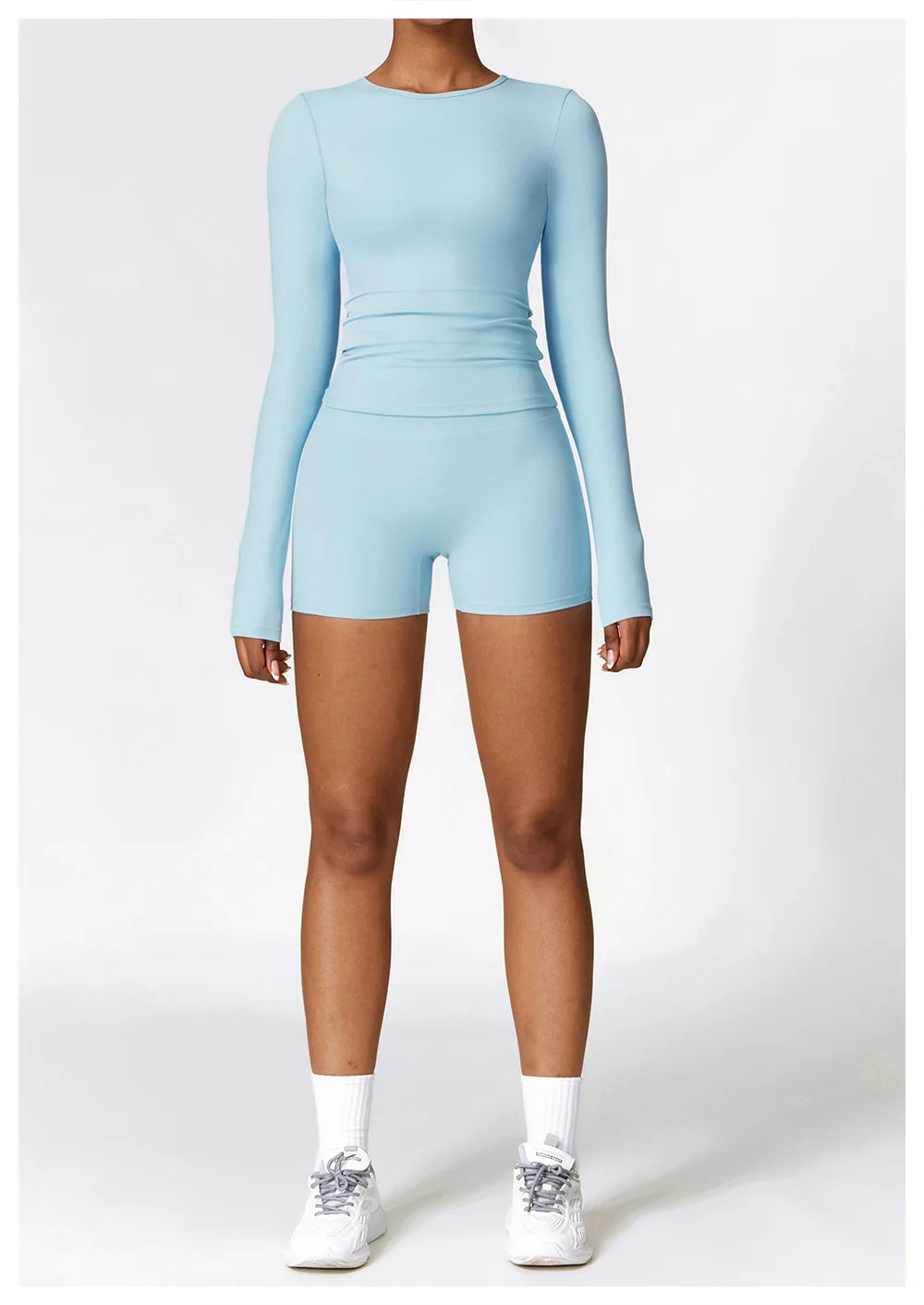 Women’s Long Sleeve Yoga & Fitness Top – Winter Sports Shirt