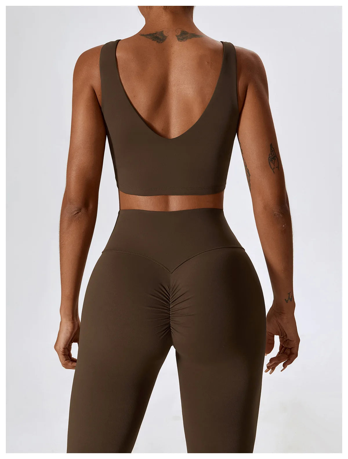 2PCS Seamless Women’s Yoga Set – Sports Bra & Leggings