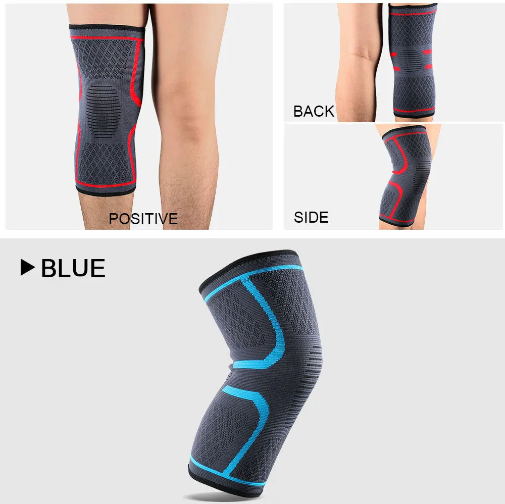 Elastic Compression Knee Support – Sports Knee Brace for Running & Training (1/2PCS)