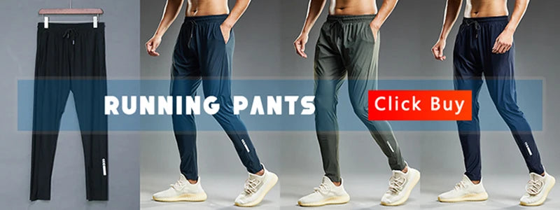 Men’s Sports Jogger Pants – Running & Soccer Training Sweatpants with Zipper Pockets