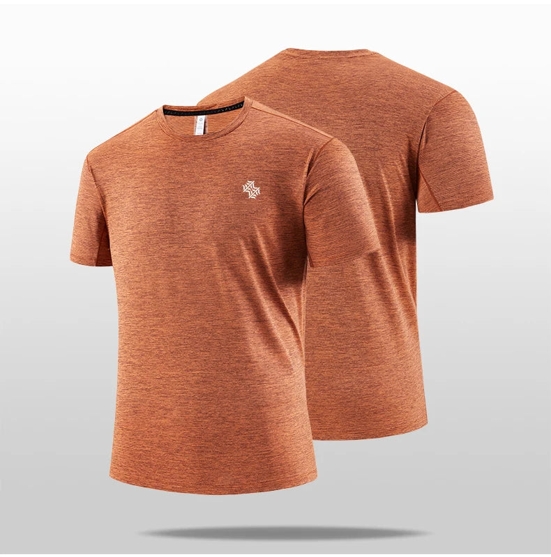 Men’s Football Style Gym T-Shirt – Loose Fit Quick-Dry Sports Top