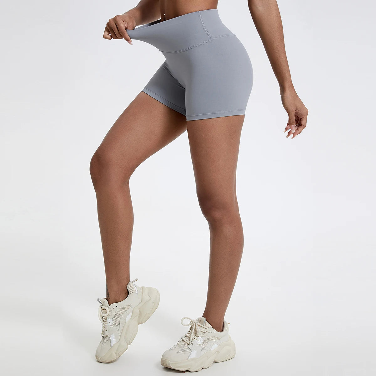 High-Waist Gym Shorts – Butt-Lifting Running & Yoga Shorts