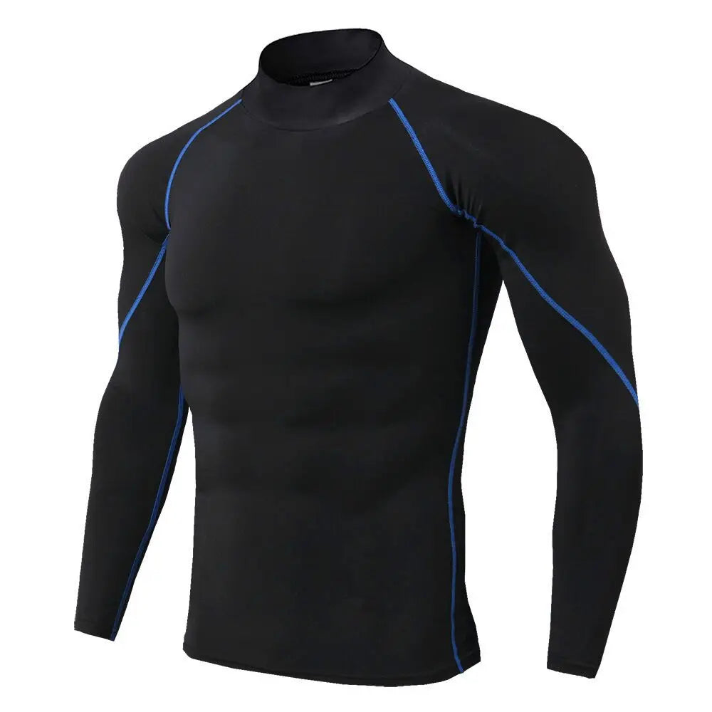 Men’s Long Sleeve Compression T-Shirt – Bodybuilding & Gym Rashguard