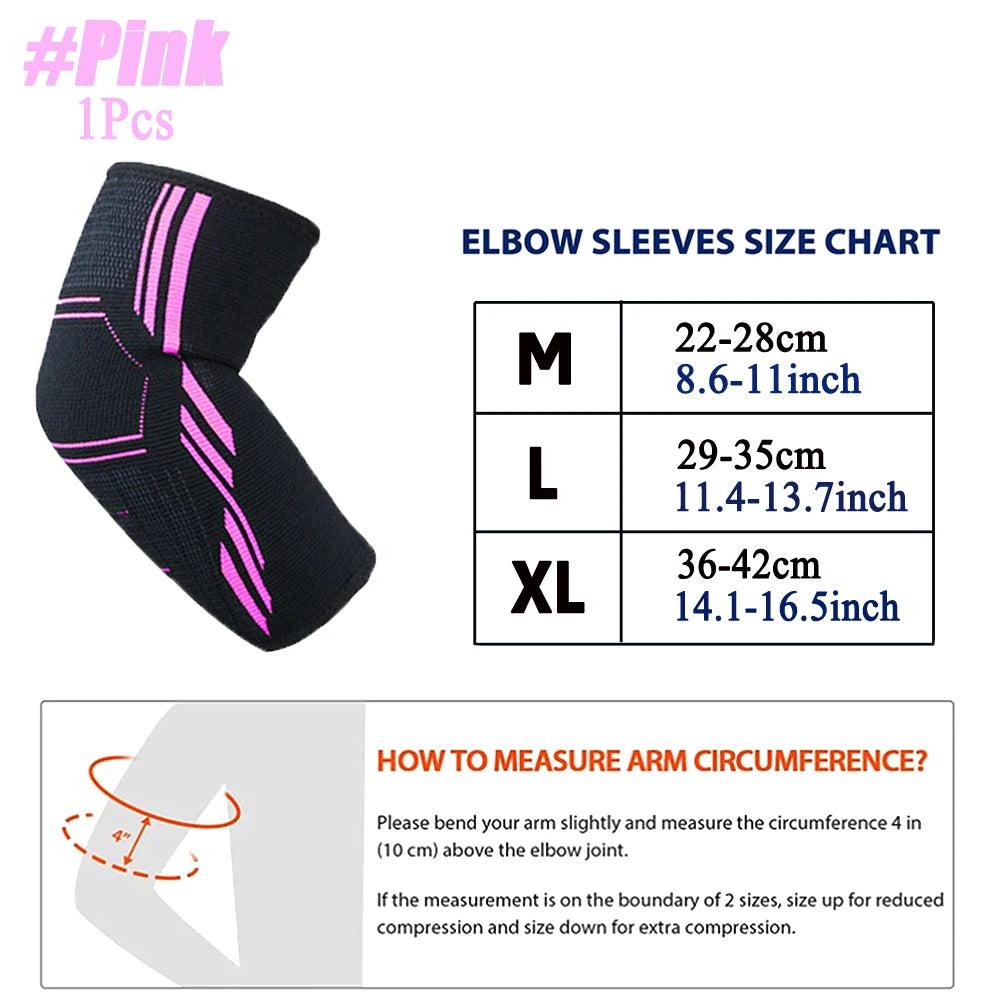 Elastic Sports Elbow Support – Sweat-Absorbing Gym Arm Sleeve & Protective Pad