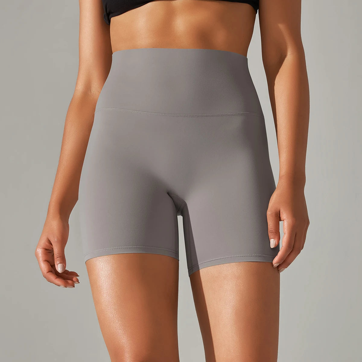 Women’s High-Waist Yoga & Fitness Shorts – Breathable Summer Workout Gym Shorts