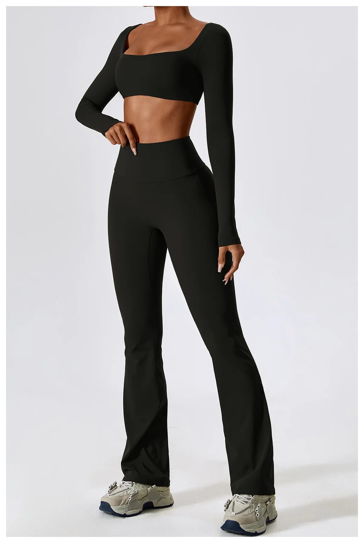 2PCS Seamless Women’s Yoga Set – Sports Bra & Leggings