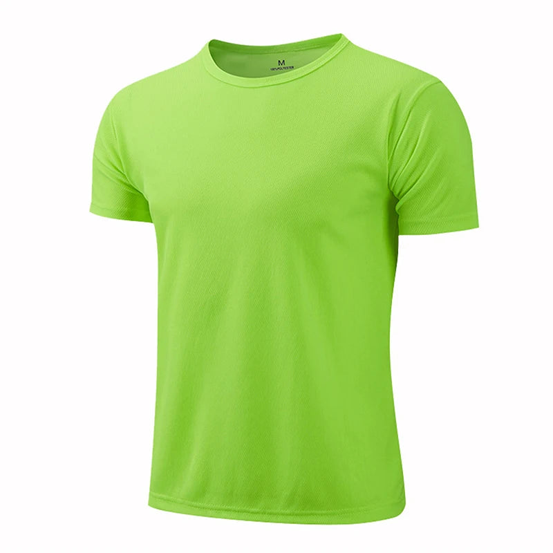 Unisex Quick-Dry Sports T-Shirt – Breathable Gym & Running Fitness Tee