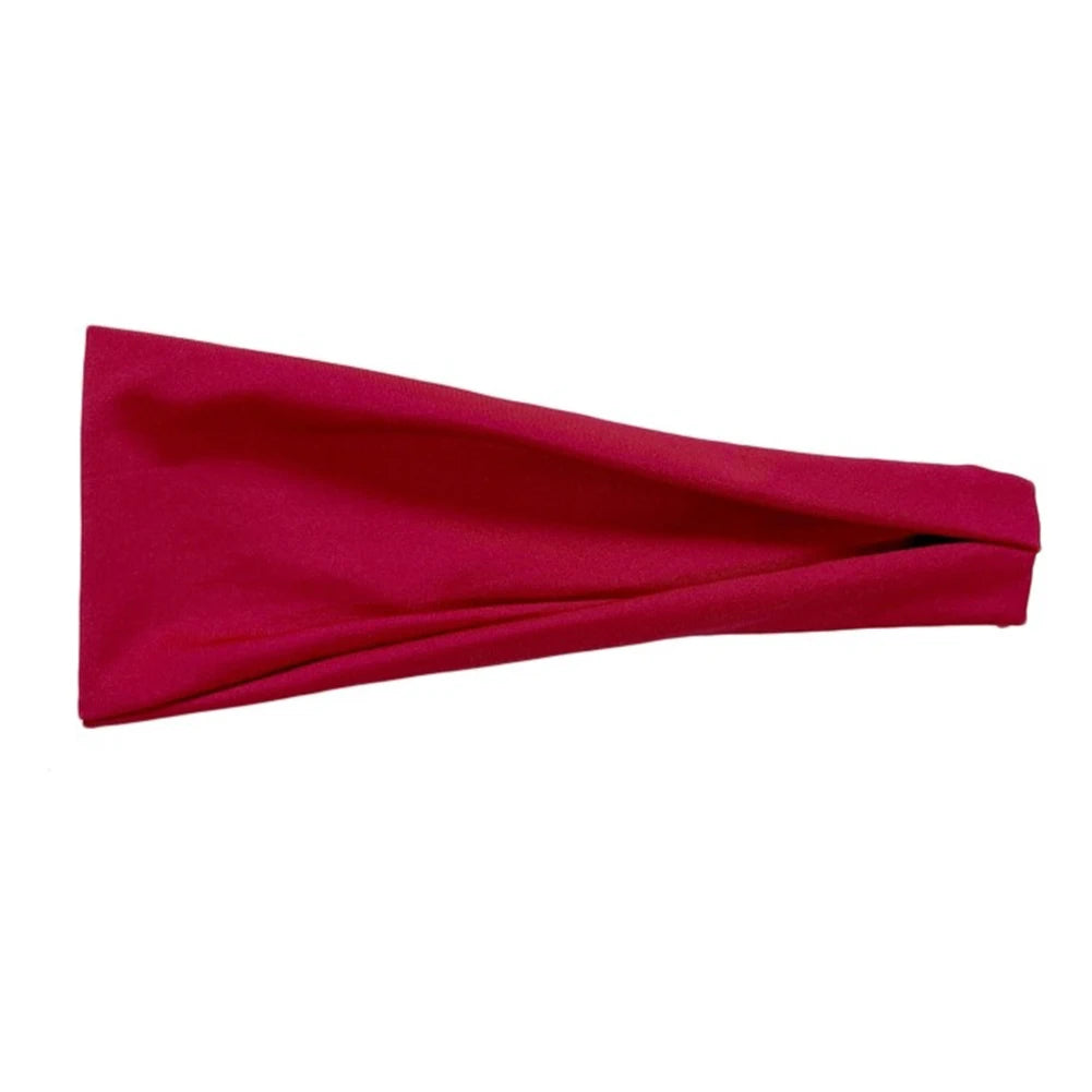 Quick-Dry Sports Headband – Elastic Sweat-Absorbing Fitness Hair Band (1PC)