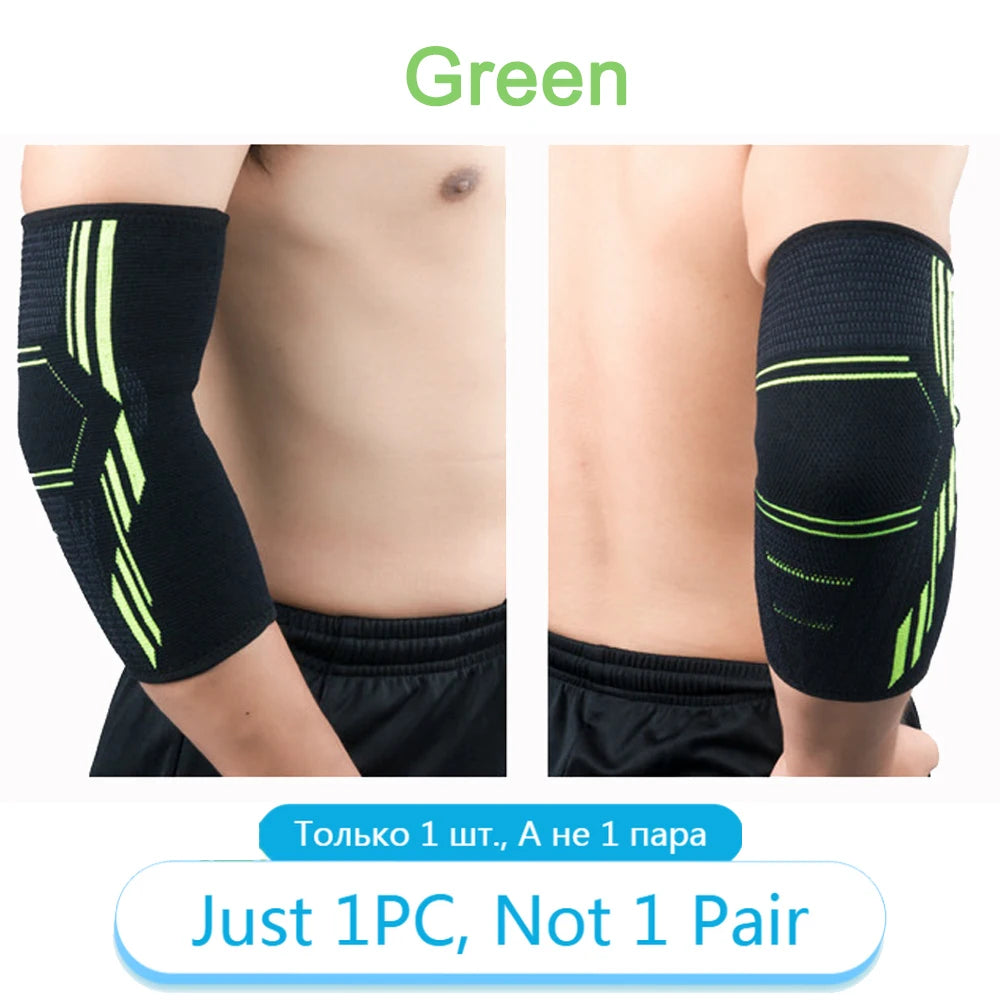 Elastic Sports Elbow Support – Sweat-Absorbing Gym Arm Sleeve & Protective Pad