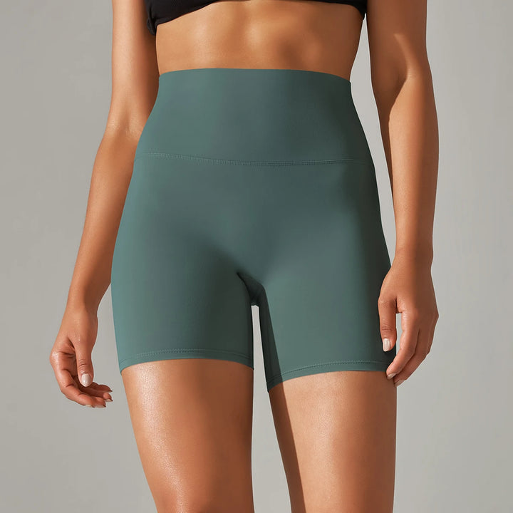Women’s High-Waist Yoga & Fitness Shorts – Breathable Summer Workout Gym Shorts