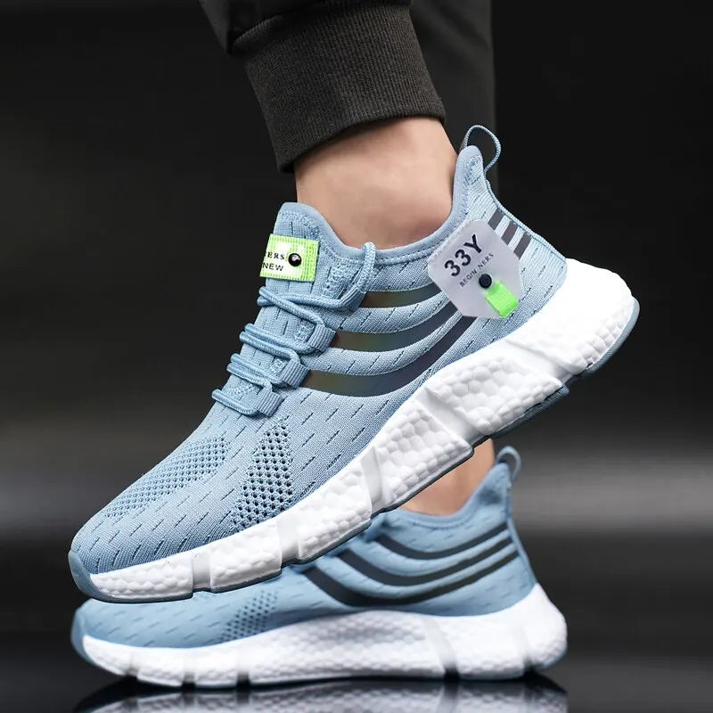 Men’s Casual Sport Shoes – Breathable Lightweight Mesh Sneakers for Running & Walking