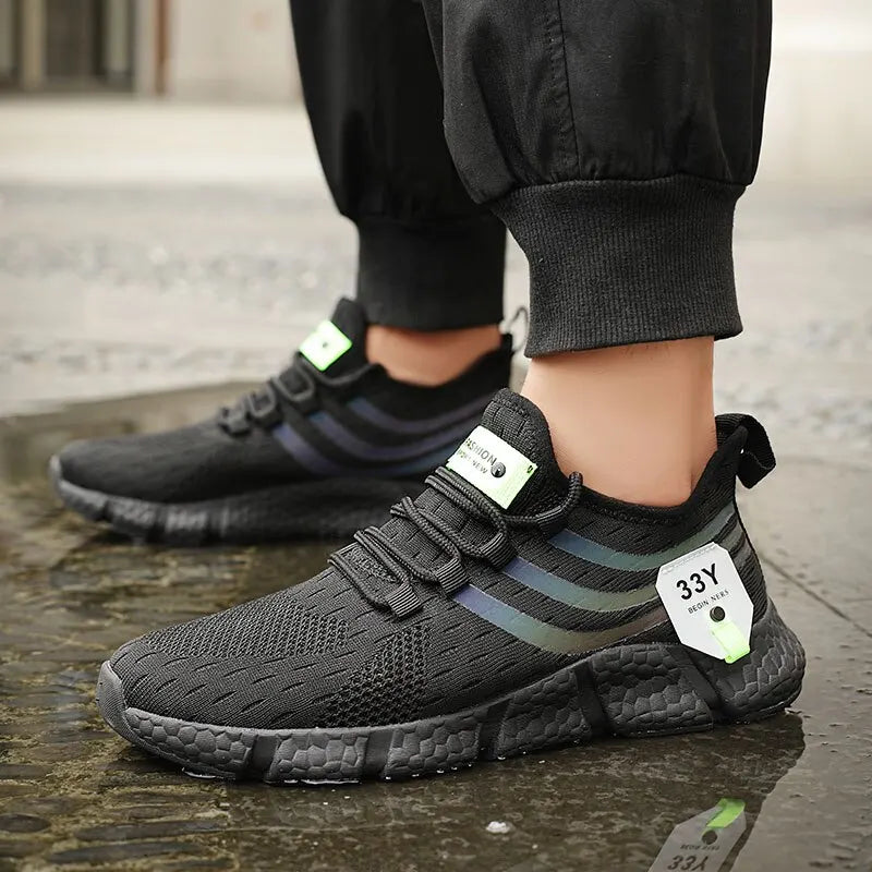 Men’s Casual Sport Shoes – Breathable Lightweight Mesh Sneakers for Running & Walking