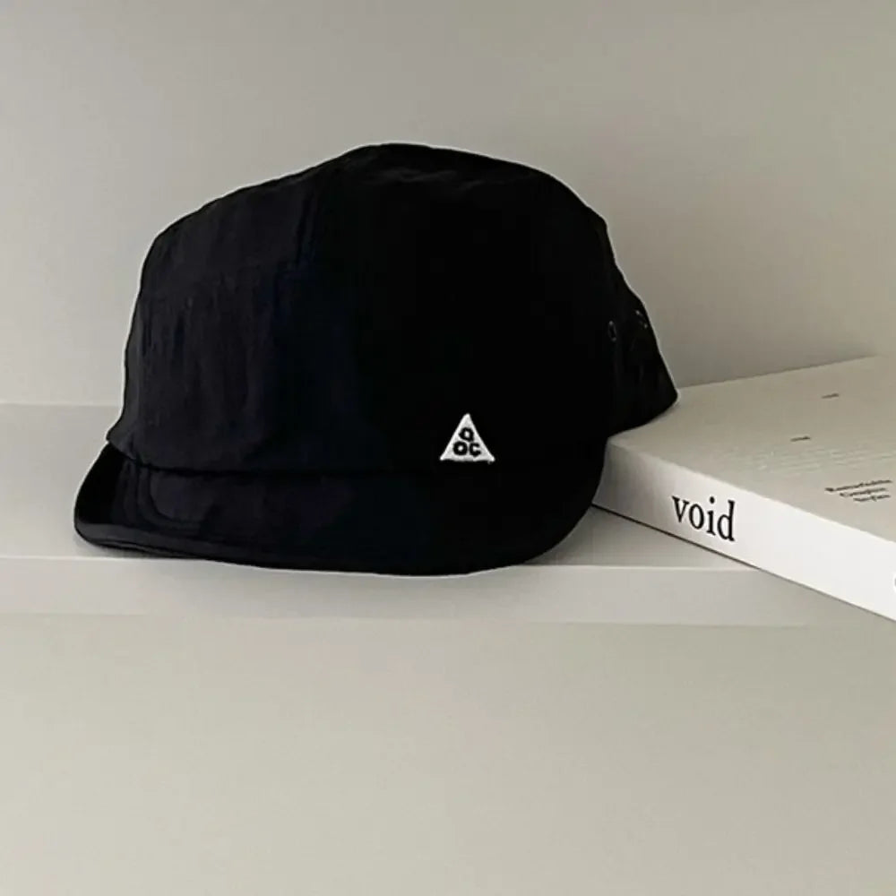 Retro Quick-Dry Short Brim Baseball Cap – Unisex Outdoor Sun Protection Hat