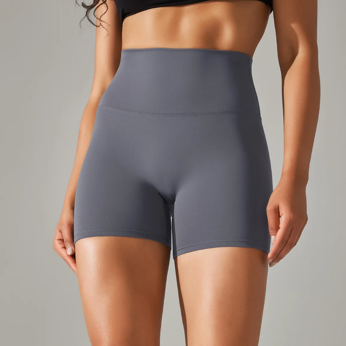 Women’s High-Waist Yoga & Fitness Shorts – Breathable Summer Workout Gym Shorts