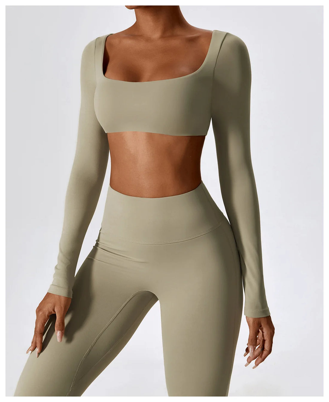 2PCS Seamless Women’s Yoga Set – Sports Bra & Leggings