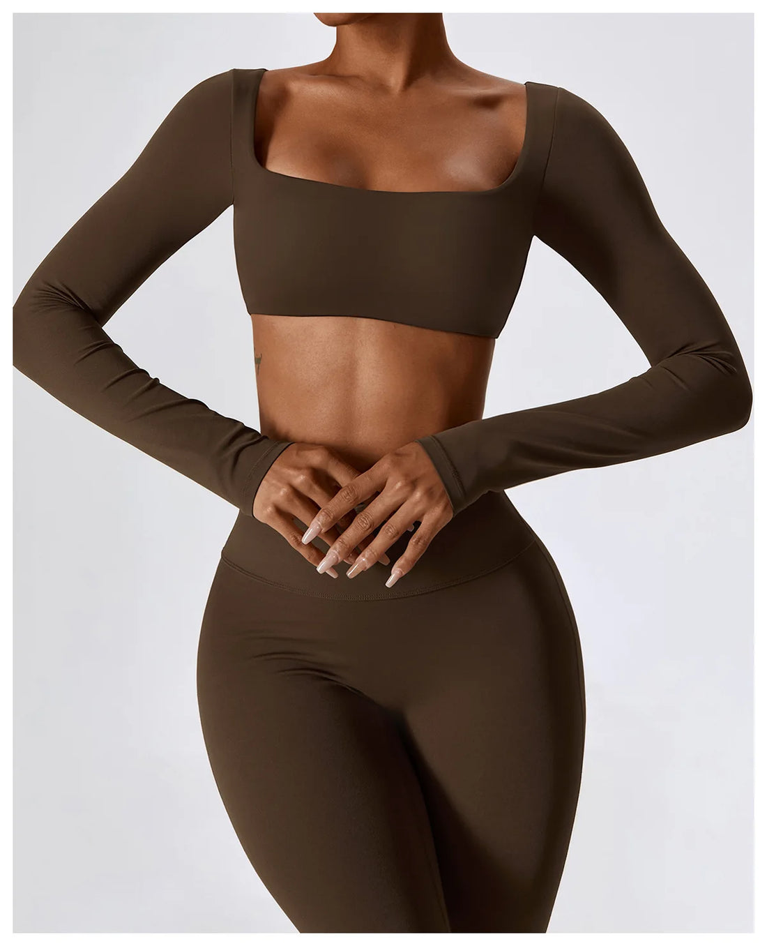 2PCS Seamless Women’s Yoga Set – Sports Bra & Leggings