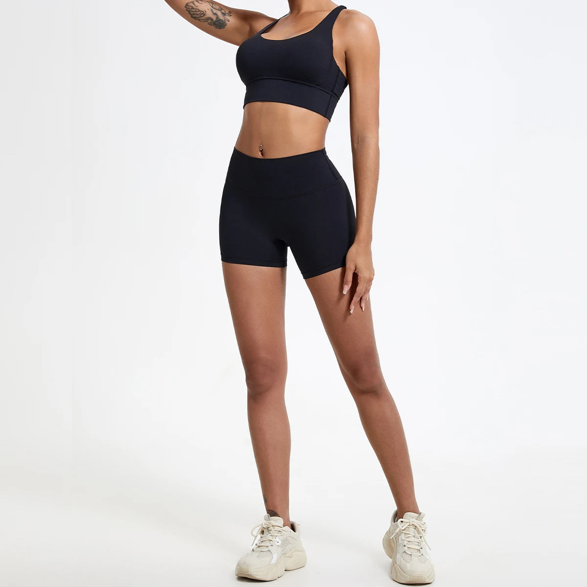 High-Waist Gym Shorts – Butt-Lifting Running & Yoga Shorts