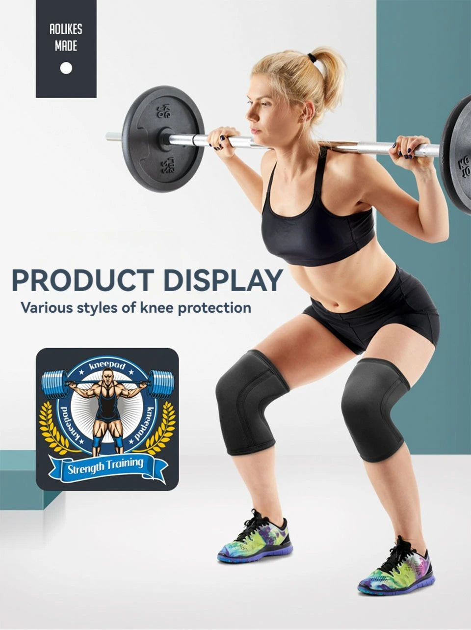7mm Knee Sleeves – Premium Weightlifting & Powerlifting Support