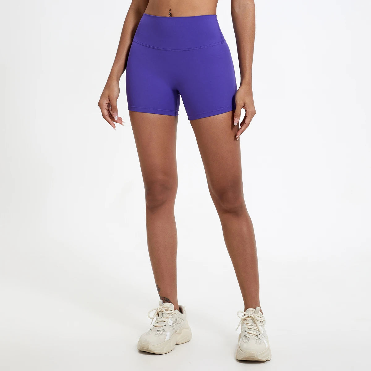 High-Waist Gym Shorts – Butt-Lifting Running & Yoga Shorts