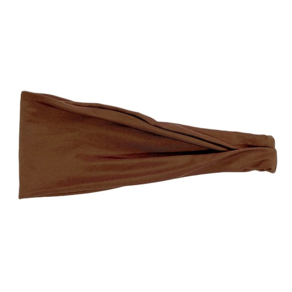 Quick-Dry Sports Headband – Elastic Sweat-Absorbing Fitness Hair Band (1PC)