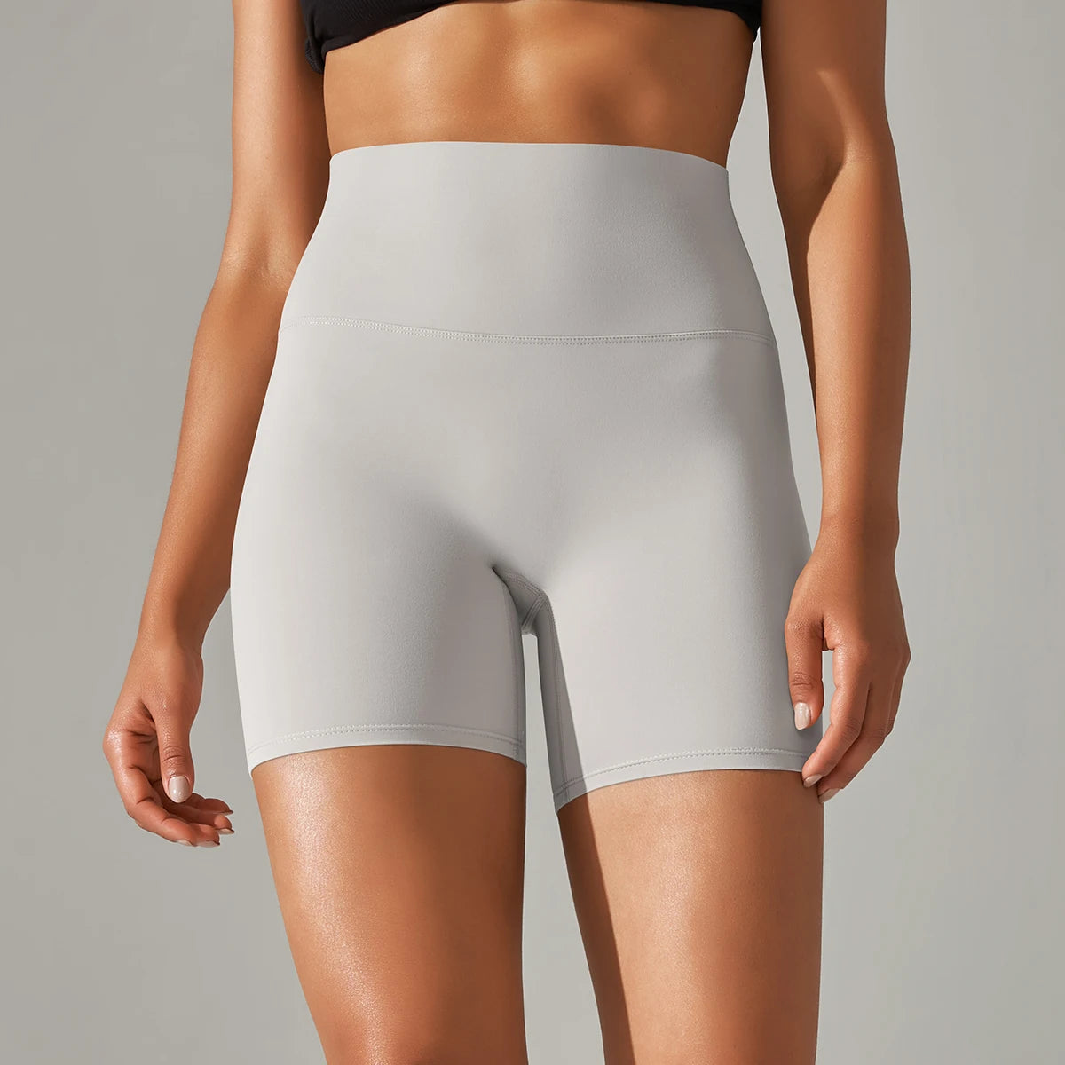 Women’s High-Waist Yoga & Fitness Shorts – Breathable Summer Workout Gym Shorts