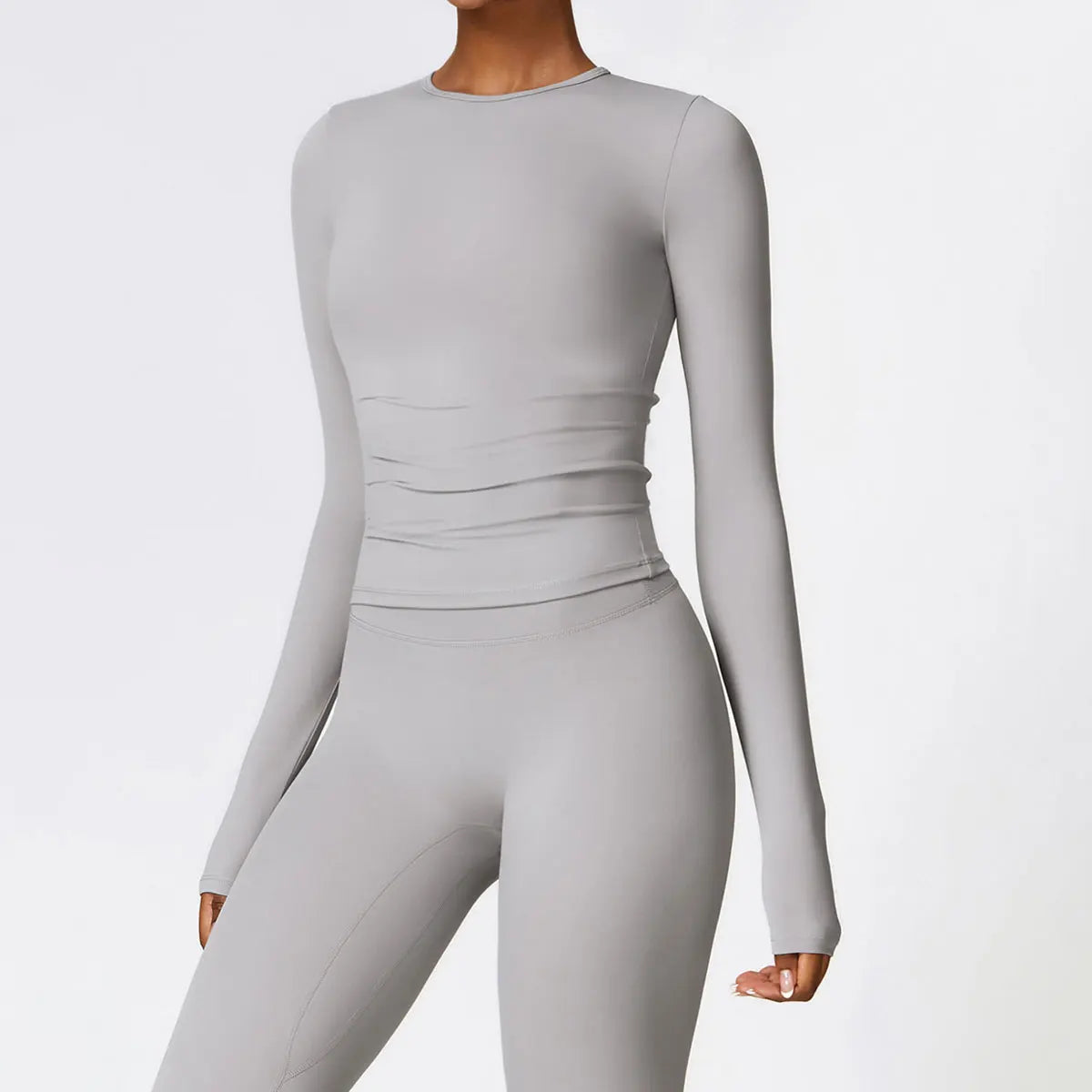 Women’s Long Sleeve Yoga & Fitness Top – Winter Sports Shirt