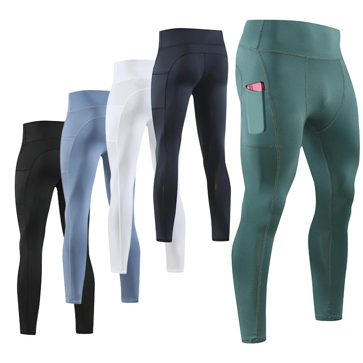 Men’s Compression Sport Pants – Tight Fitness Running & Gym Leggings