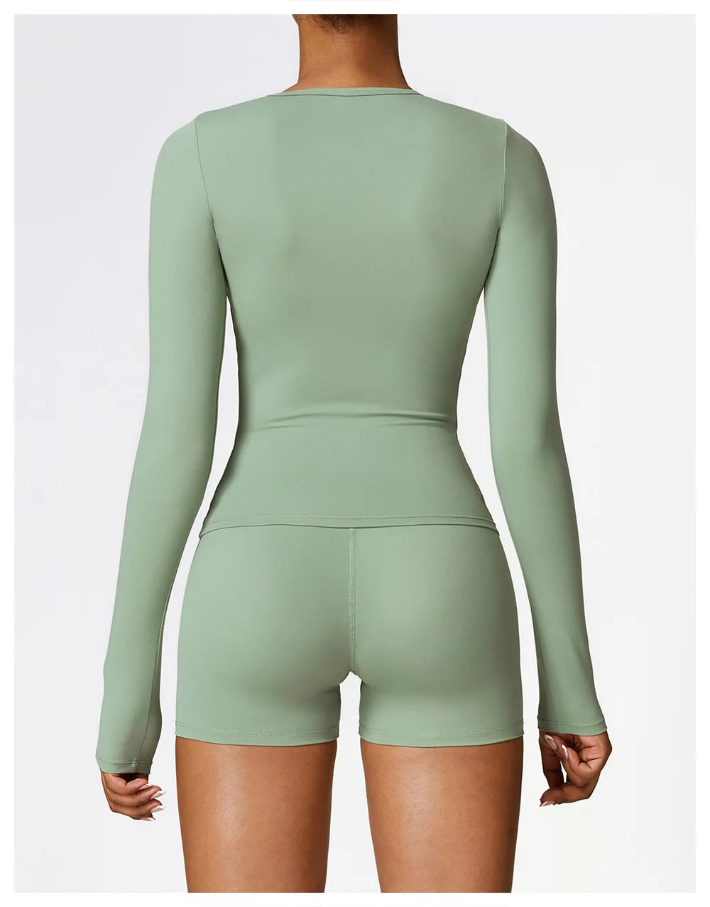 Women’s Long Sleeve Yoga & Fitness Top – Winter Sports Shirt