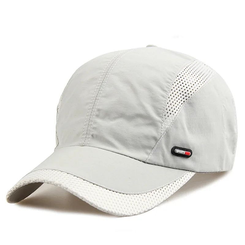 Unisex Summer Sports Baseball Cap – Quick-Dry Mesh Snapback Hat