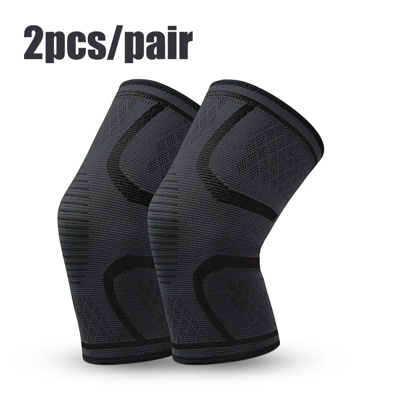 Elastic Compression Knee Support – Sports Knee Brace for Running & Training (1/2PCS)