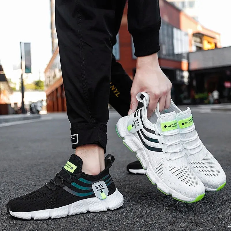 Men’s Casual Sport Shoes – Breathable Lightweight Mesh Sneakers for Running & Walking