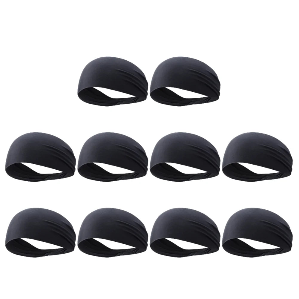 Quick-Dry Sports Headband – Elastic Sweat-Absorbing Fitness Hair Band (1PC)